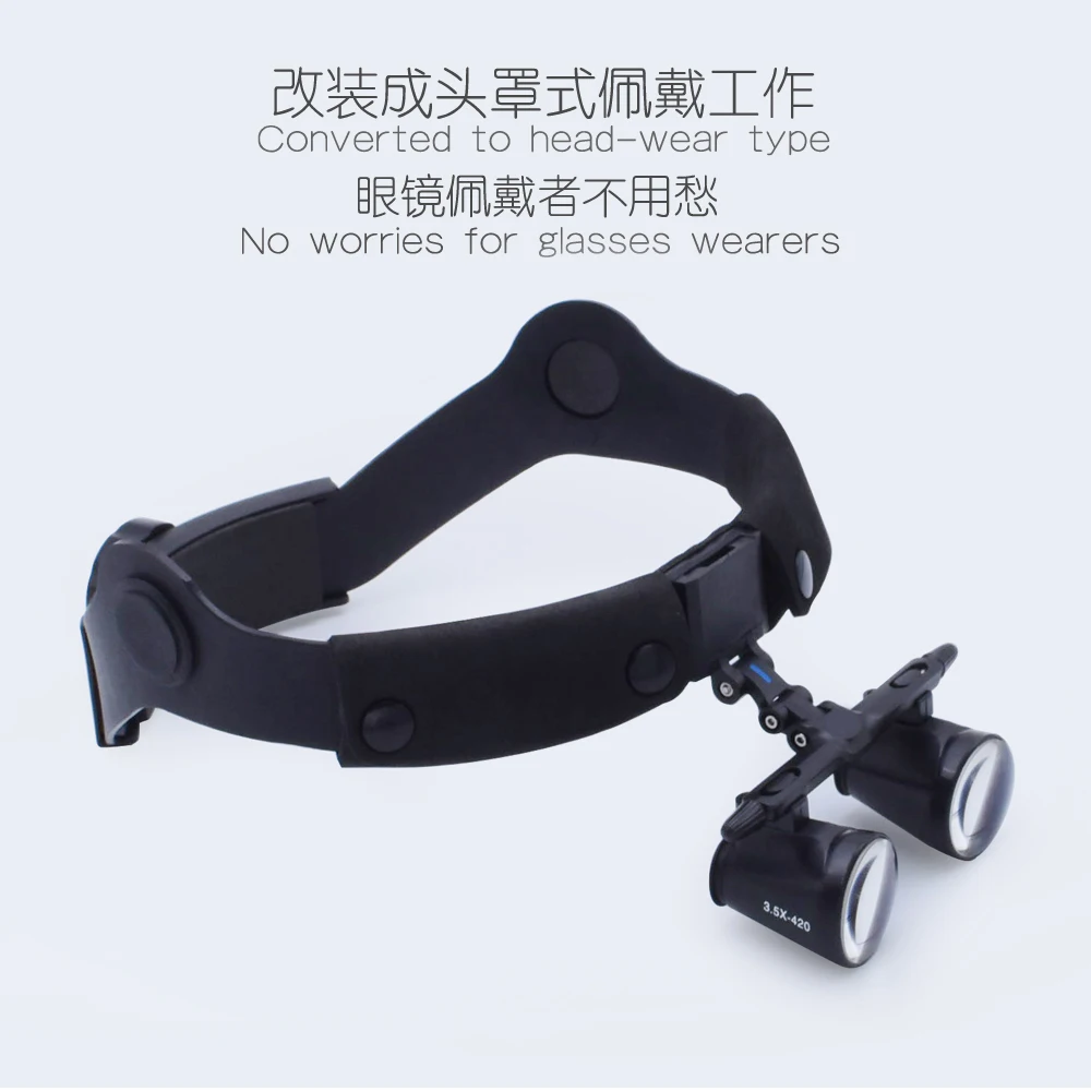 Chenwei High Resolution Electric Microscope Loupes CE Approved Headband ...