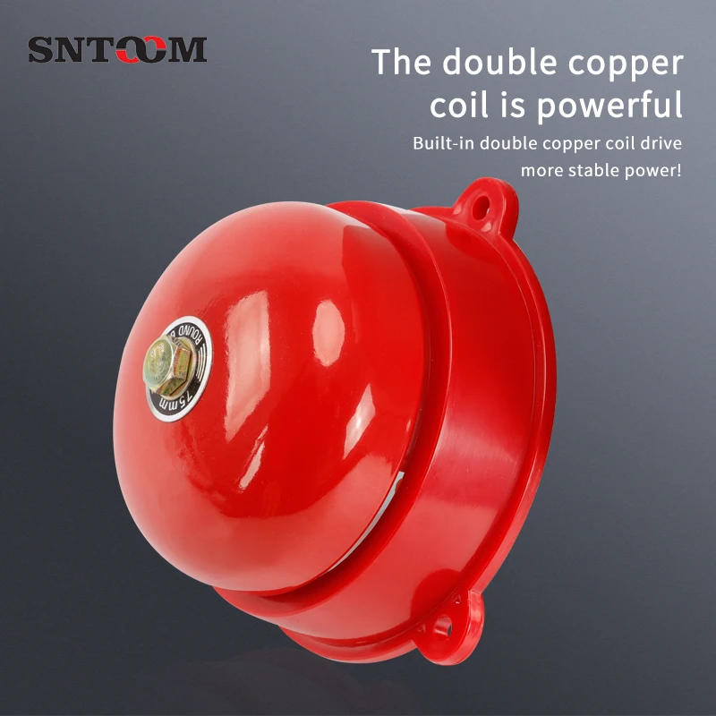 Electric Bell 220V Wireless Remote Control Remote Fire Alarm Alarm Bell Factory School Class Electric Bell