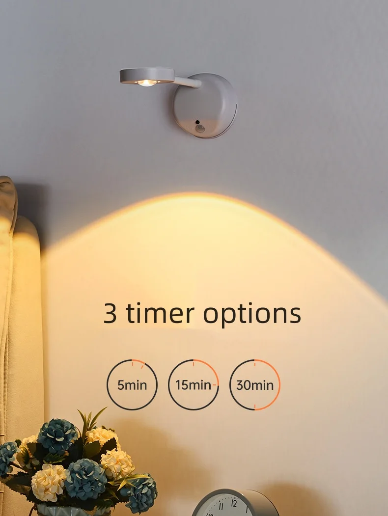 product new rechargeable wiring free indoor wall light remote control intelligent led body sensing light-41