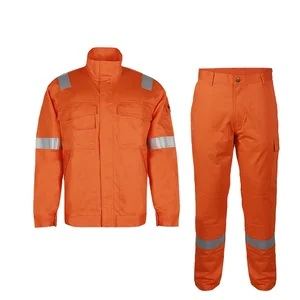 Wholesale Style Custom High Visibility Mining Industrial Flame Retardant Welder Workwear Uniform Industri Safety Uniform