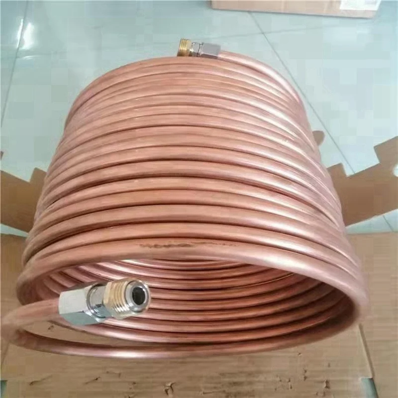 1/4 3/8 1/2 5/8 3/4 Diameter Insulated Air Conditioning Copper Tube Water Pipe and Air Conditioner Use Bronze Coil Copper Pipe
