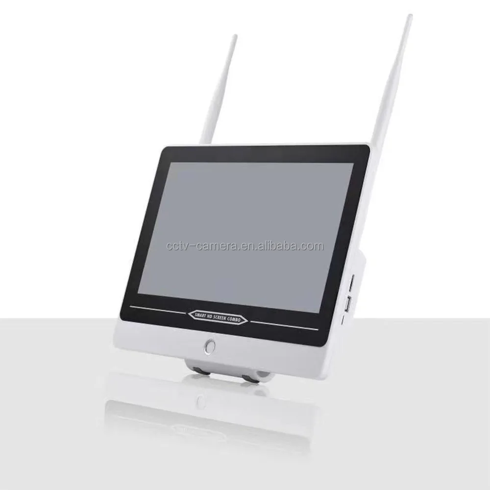 4 CH All in One NVR Plus Monitor Display Wireless IP Camera WiFi Tuya Smart NVR LCD Kits
