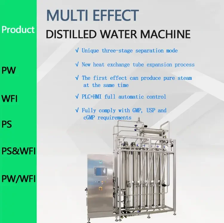 Industrial Distilled Water Treatment Machine Ultra Pure Water