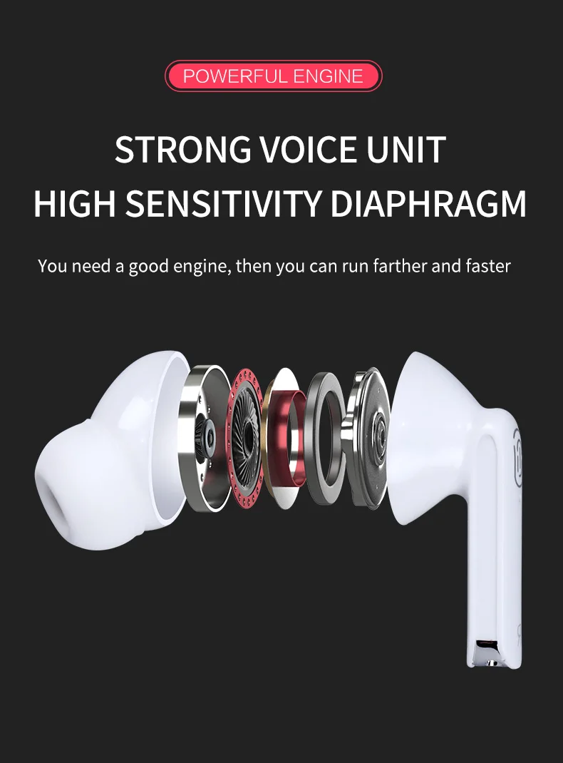 Y113 TWS In Ear Stereo Noise Canceling Earbuds Wireless Earphone HiFi Music Gaming Headset Sports Waterproof Earbuds - ANKUX.COM