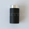 matte black with matte silver cap