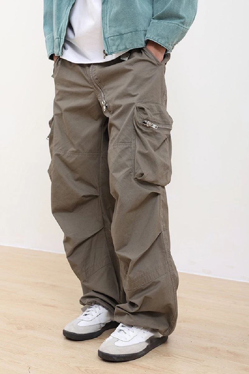 Softshell Canvas High Waist Vintage Distressed Jogger Waterproof Plastic Foot Multipocket Black Reflective Men Winter Cargo