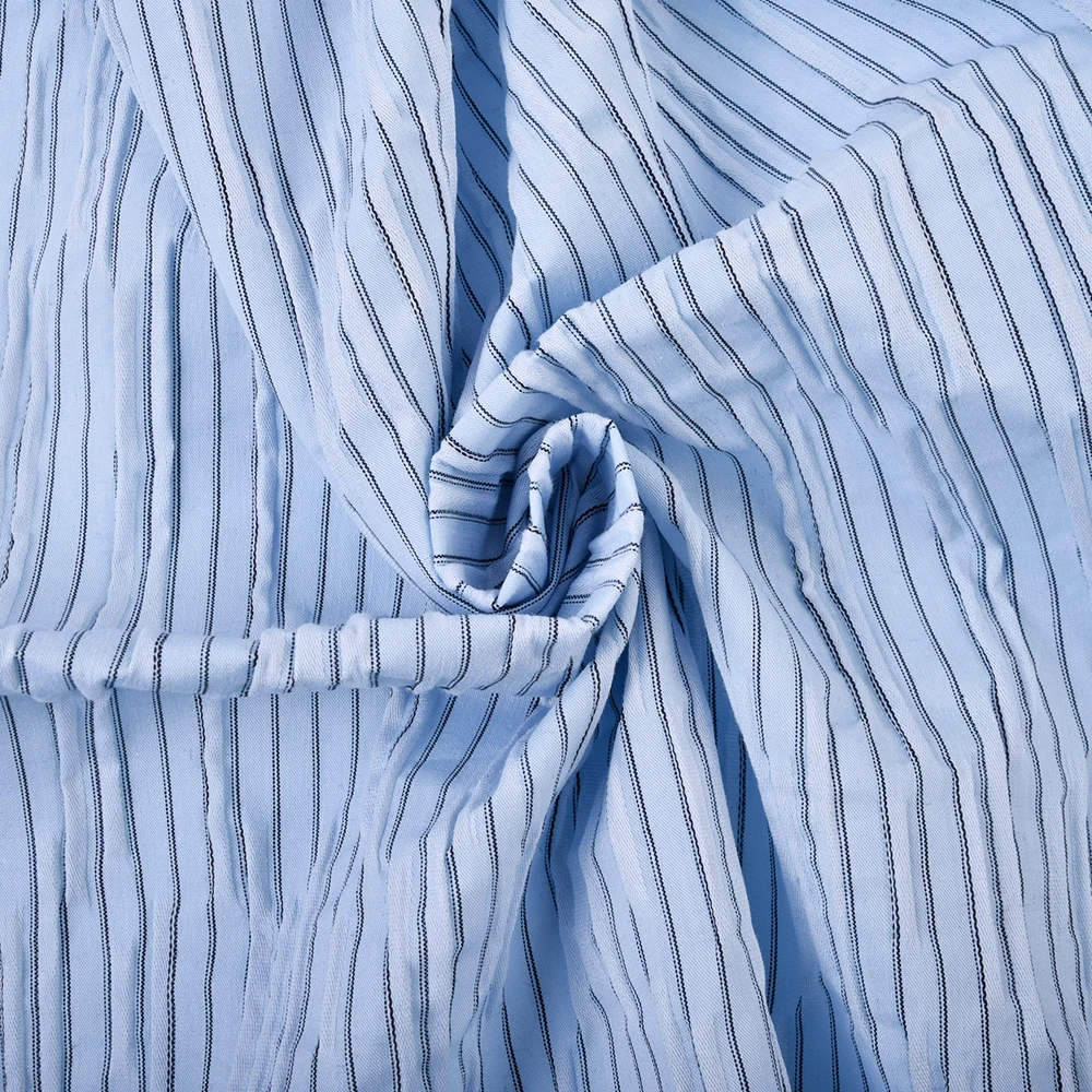 product new fashion woven striped jacquard cotton yarn dyed fabric for mens suit-6