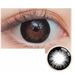 Romance Eva brown colored eye contact lens China beauty super natural color cosmetic soft eye lenses