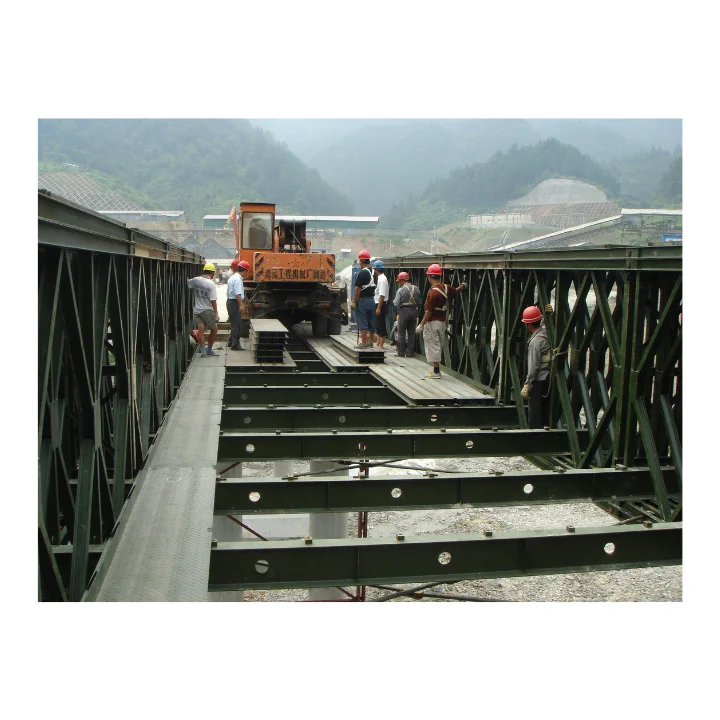 Manufacture Customized Military Light Modular Steel Prefabricated Factory Supply Portable Bridge