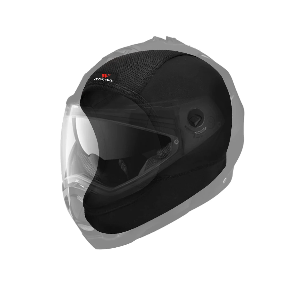 WOSAWE Motorcycle Helmet Inner Cap Breathable Moisture Wicking Quick Dry Headwear Men Cycling Racing Hat Face Cover