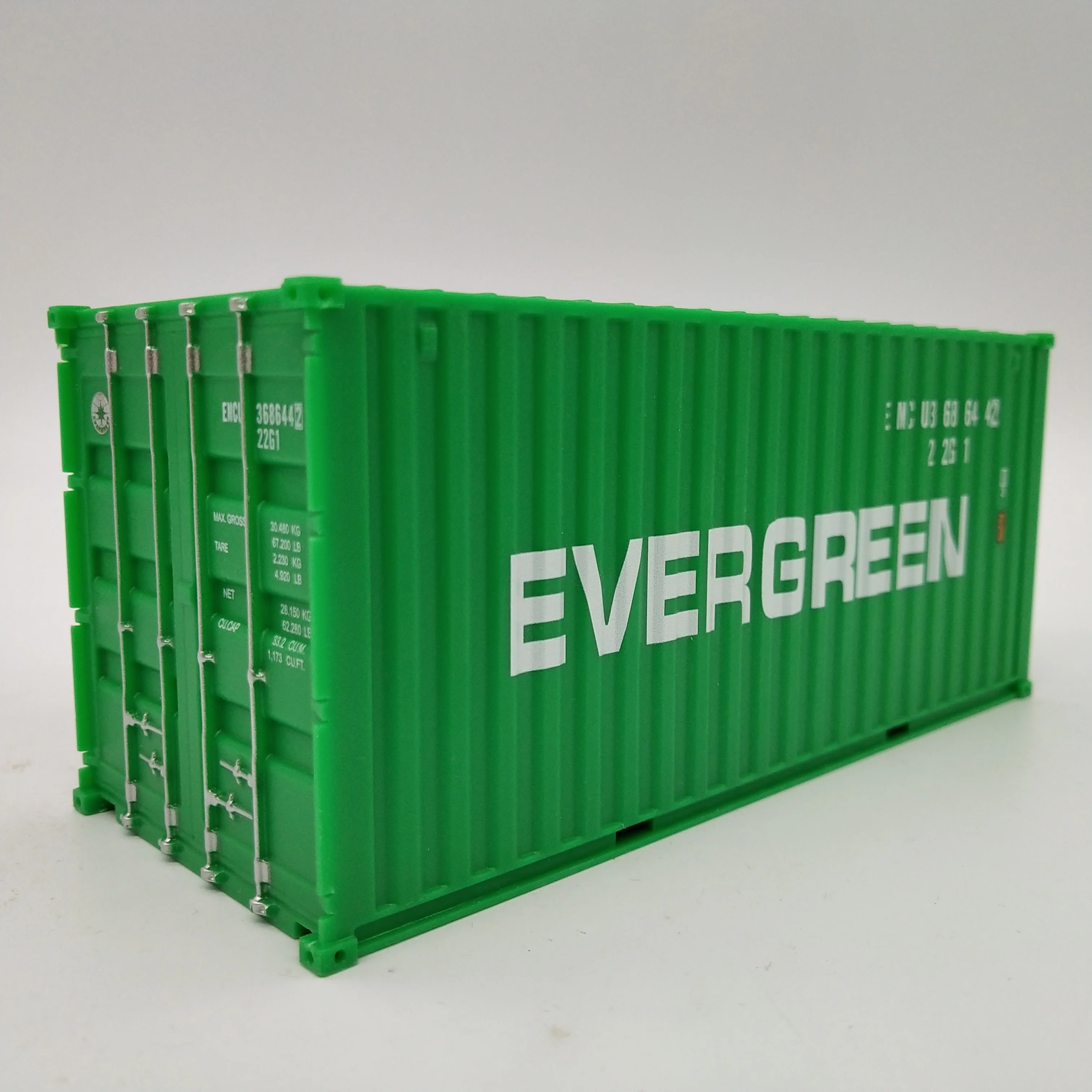 【A】O.A.S Container Model Factory 20GP Plastic Crafts Shipping Freight Forwarder Gift Scale1:35 EVERGREEN Miniature Container Model