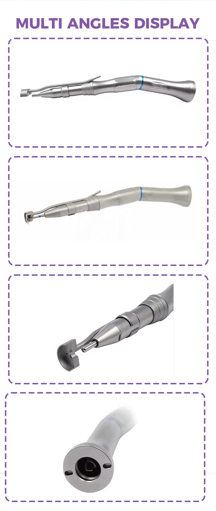 Dental 20 Degree Straight Handpiece 1:1 Single External Water Spray Operation Saw Handpiece Dental Surgical Straight Dandpiece factory