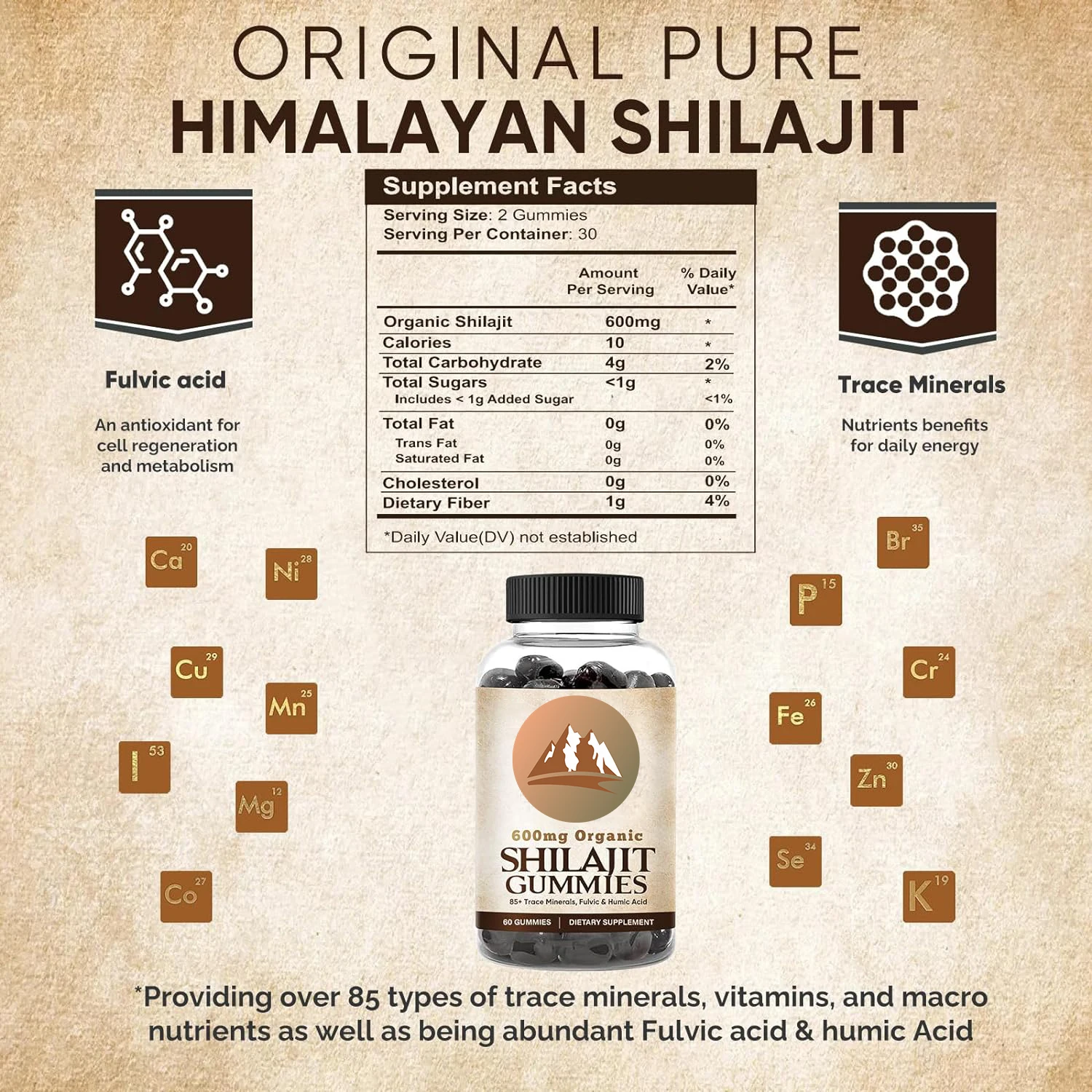 Customized Pure Shilajit Resin Gummies Pure Himalayan Shilajit Resin ...