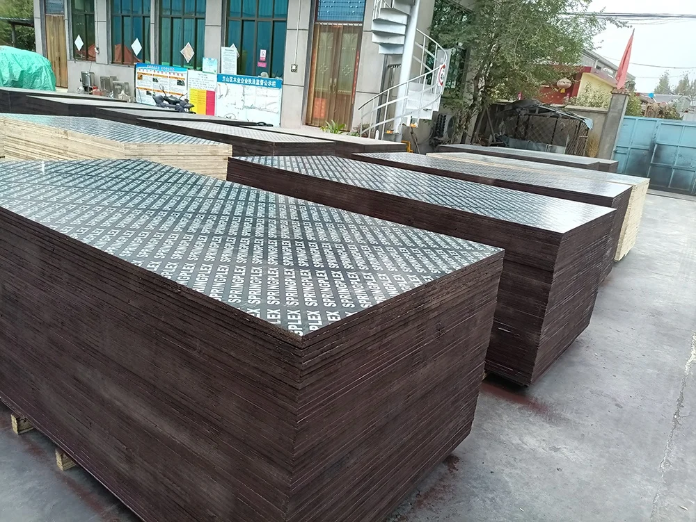 18 mm Construction Shuttering Board Phenolic Plywoods Black Concrete Formwork Film Faced Plywood