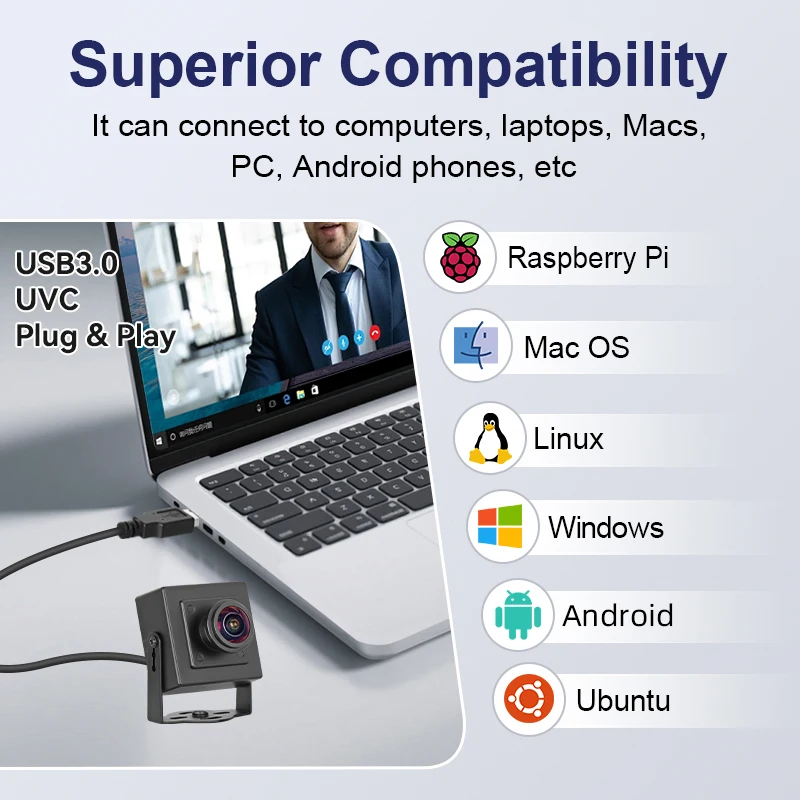 1.3MP Global Shutter USB3.0 HD Industrial Camera 400fps/200fps High-speed Motion Capture Without Driving Mini Camera factory