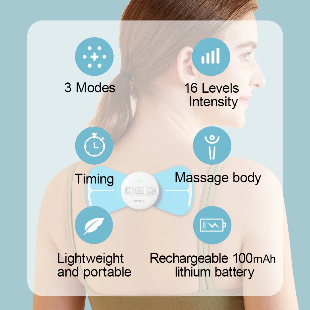 Portable TENS Wireless TENS Unit with  Physiotherapy Function to Relieve Muscle Pain and Fatigue TENS Machine