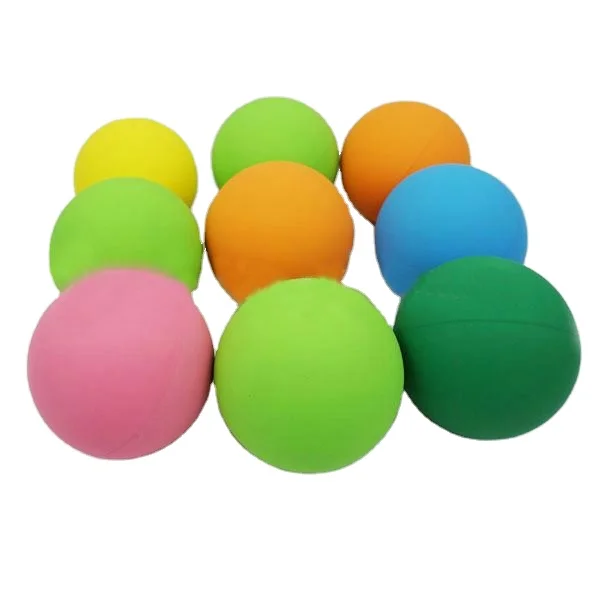 High Quality Custom logo Printing Pink Color Cheap Price Hollow Rubber Bouncing Pinky Ball