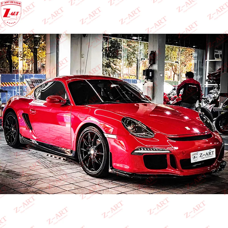 Z-ART 987 GT3フロントバンパー（987ケイマンフェイスリフト用