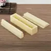Beige small square sushi mold set of three, small frame, bottom