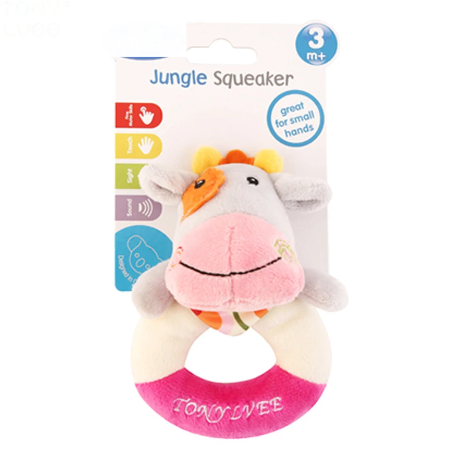 Оптовая продажа, милые животные, музыкальная детская коляска, погремушка с искажающим зеркальным кольцом, мяч, игрушки для младенцев, Chocalho