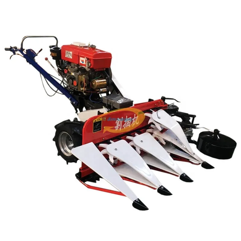 Self propel hand held reaper farm use crops harvester wheat reaper machine with pack machine