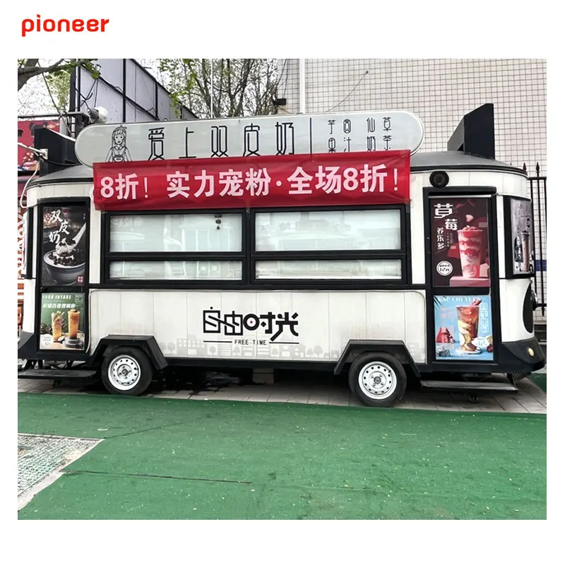 Mobiles Food-Trailer-Fahrzeug, Essensverkaufs-Wagen, Food-Truck-Van zum Verkauf