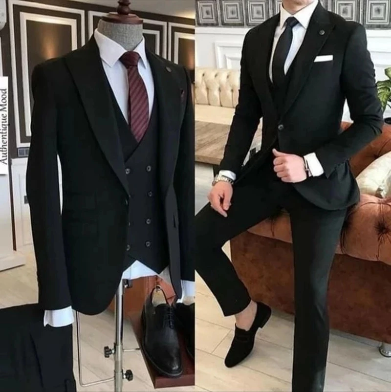 Orange Woolen Fashion Men Suit Jacket Slim Fit/Formal Daily Men's Clothing/Warm Wool Blazer Tailor-Made Winter Classic Male Coat