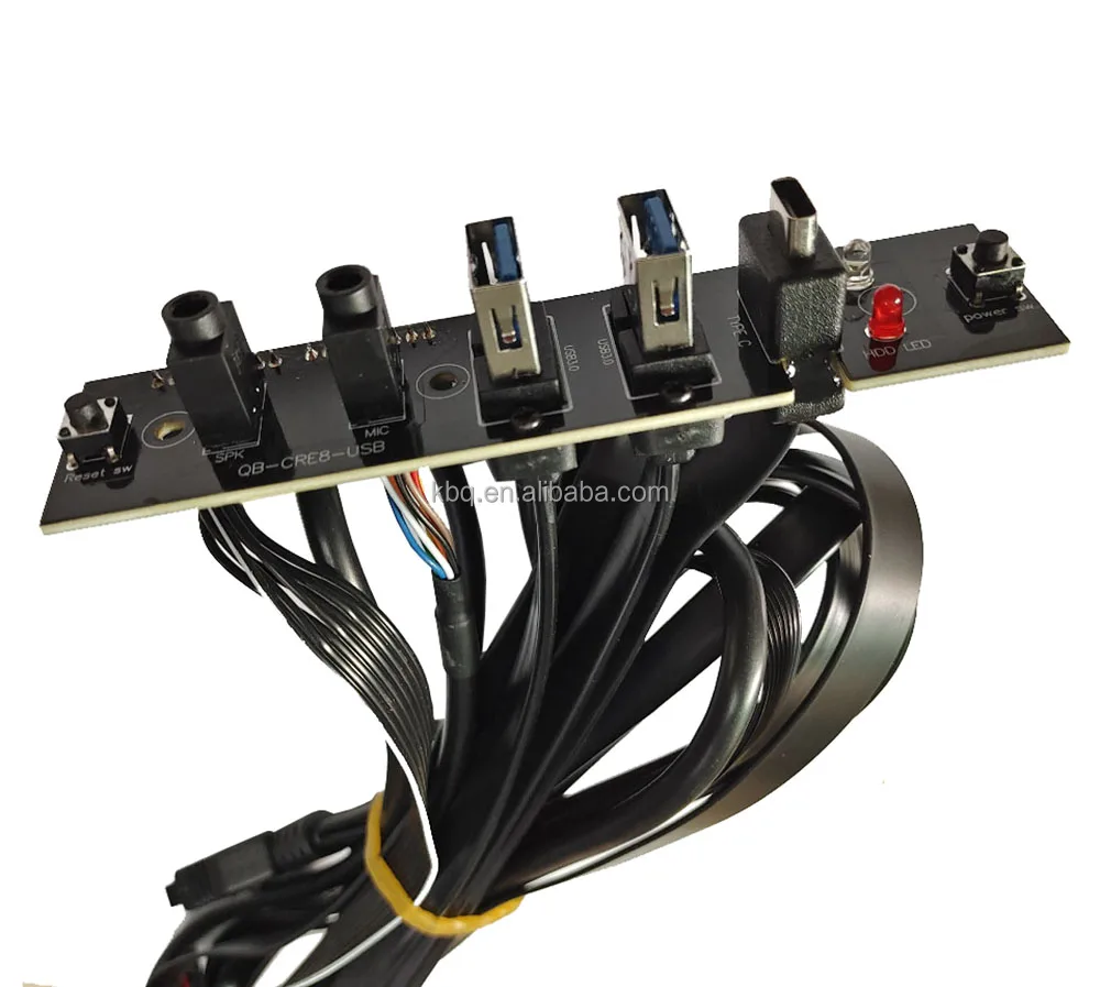 Computer Case Front Panel Cable Power Led+hdd Led+power Sw+usb3.0*2