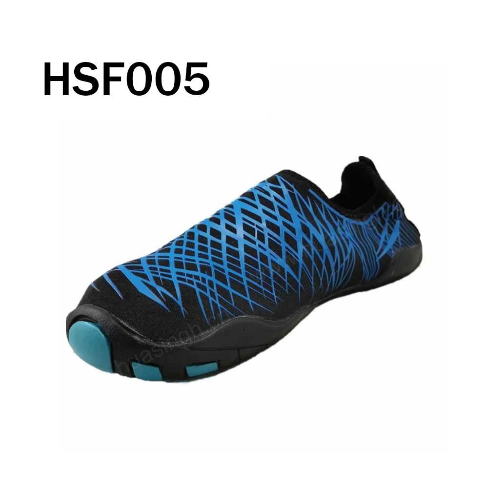 ZYF,surf Diving Quick-drying Stretch Aqua Shoes for USA Market Shallow Water Wading Barefoot Blue Color Swimming Shoes HSF005