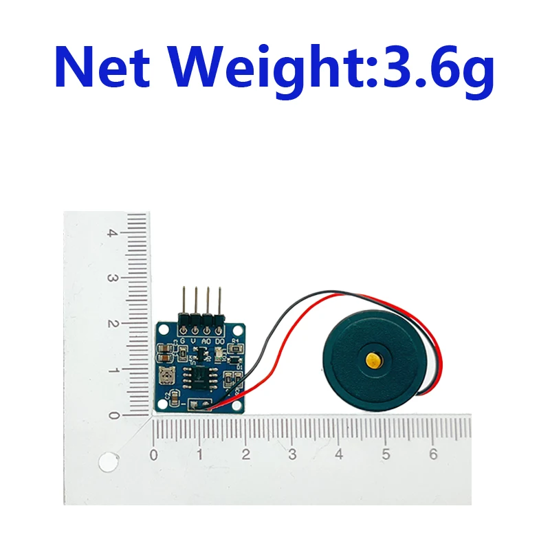 Piezoelectric Plate Tapping Vibration Sensor Switch Module