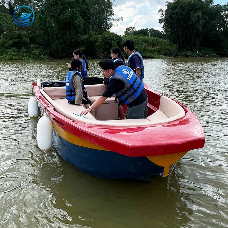 Professional Custom-Color HDPE 6M Rescue Boat Customized for Wild Fishing & Emergency Rotomolded Rowing Boat