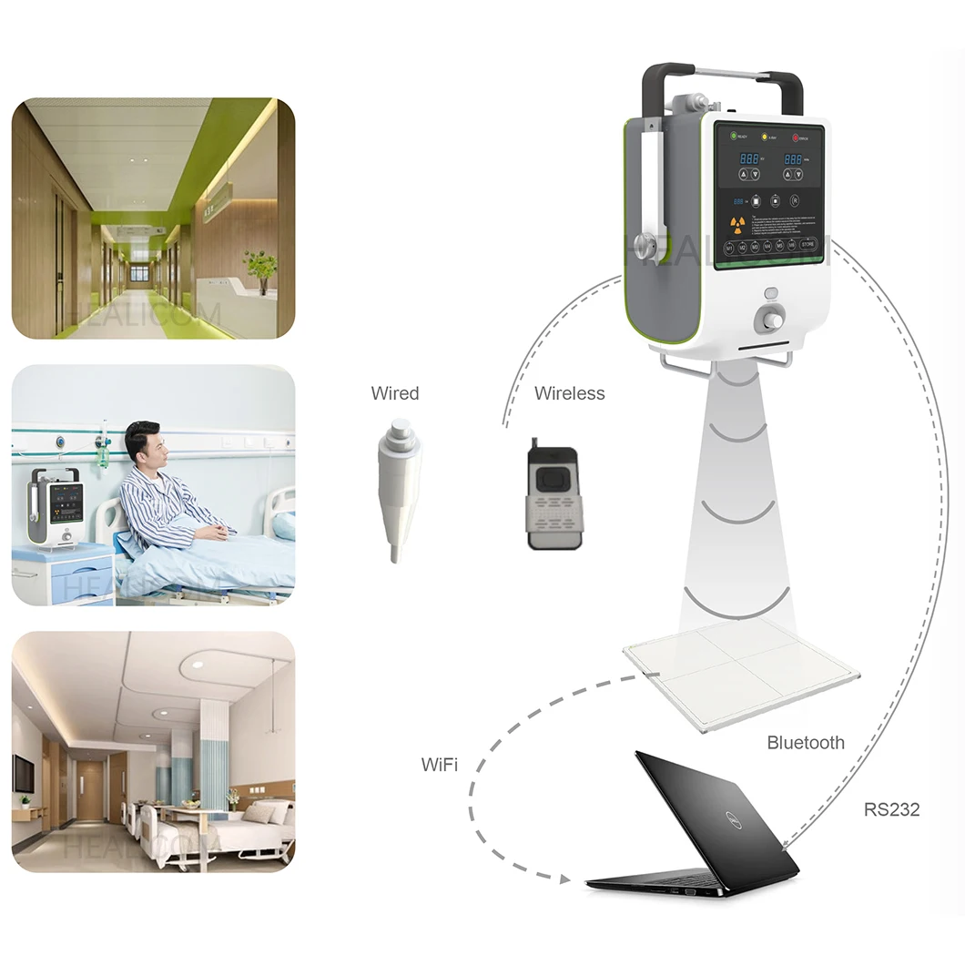 Customer Favorite Medical High-Frequency Equipment H-5RA All-in-one 5kw Portable X-ray Radiography Machine Price