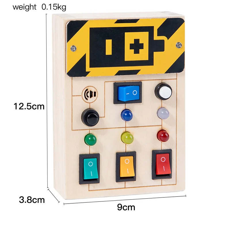 Toy Childrens Light Switch Children Busy Board Sensory Toy With