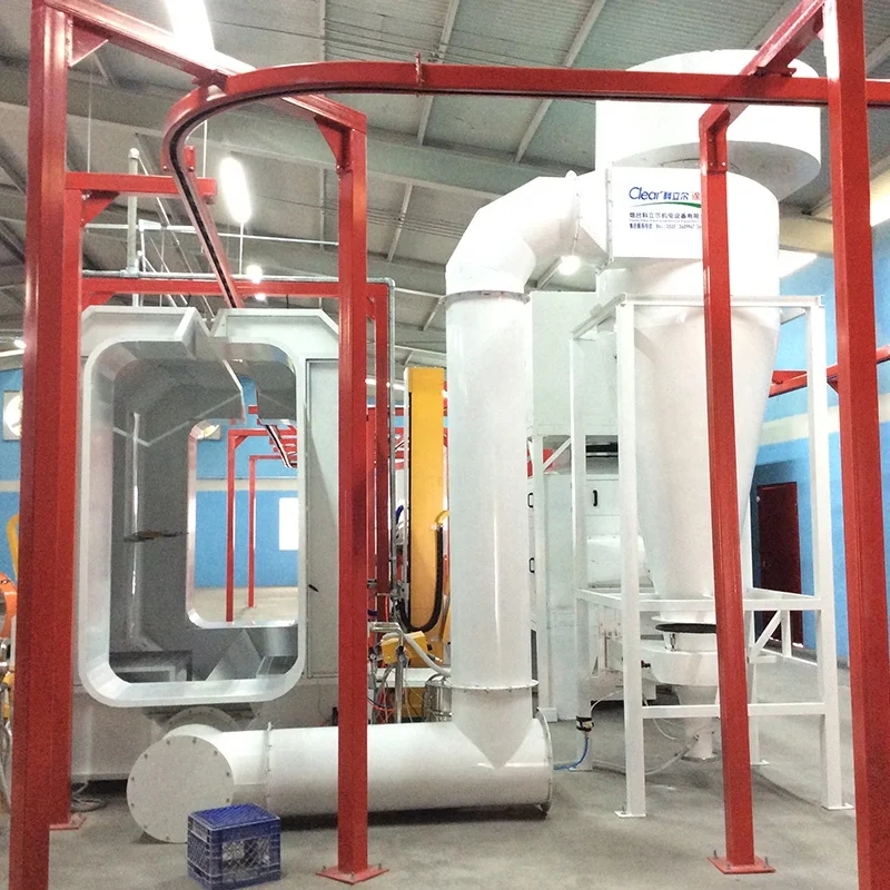 Competitive Price Powder Coating Line for Steel Used in Manufacturing Plants with Spray Guns and Pump As Core Components