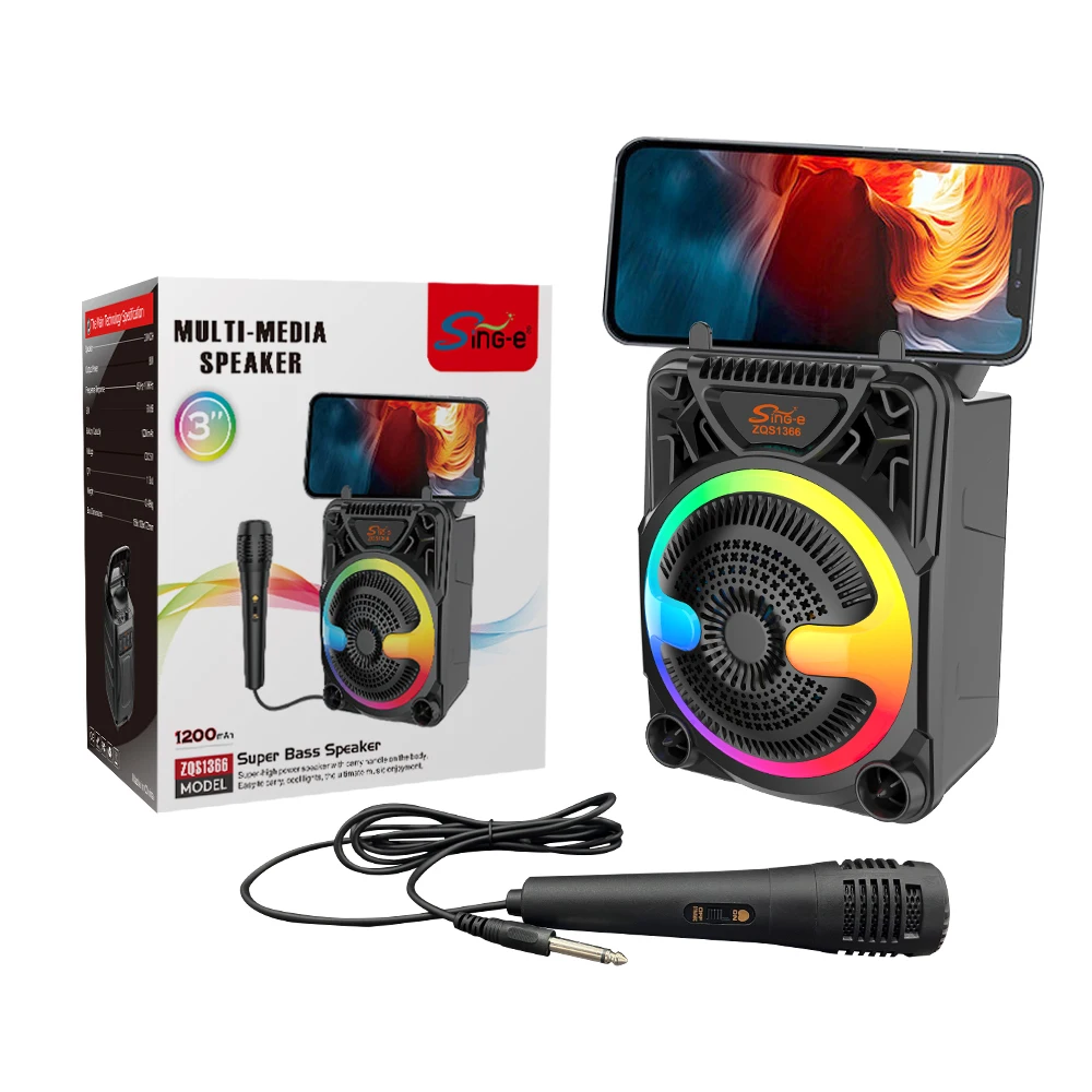 sing SING-E Zqs1366 Mini Outdoor Live Singing Karaoke Speaker