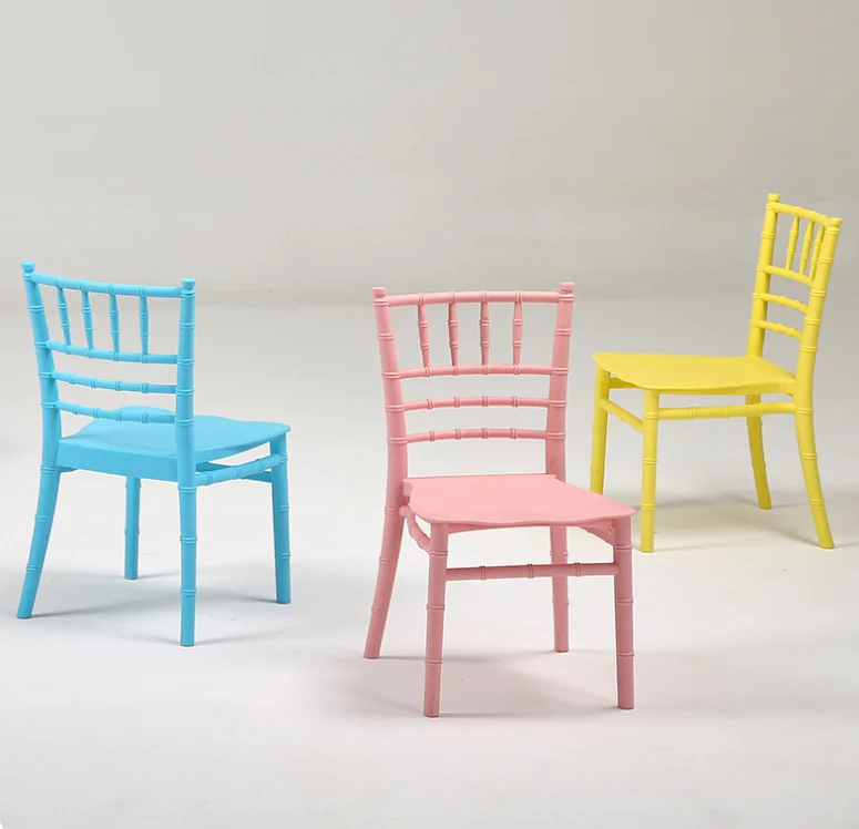 Modern Minimalist Colorful Stackable Kids Party Chair Kindergarten