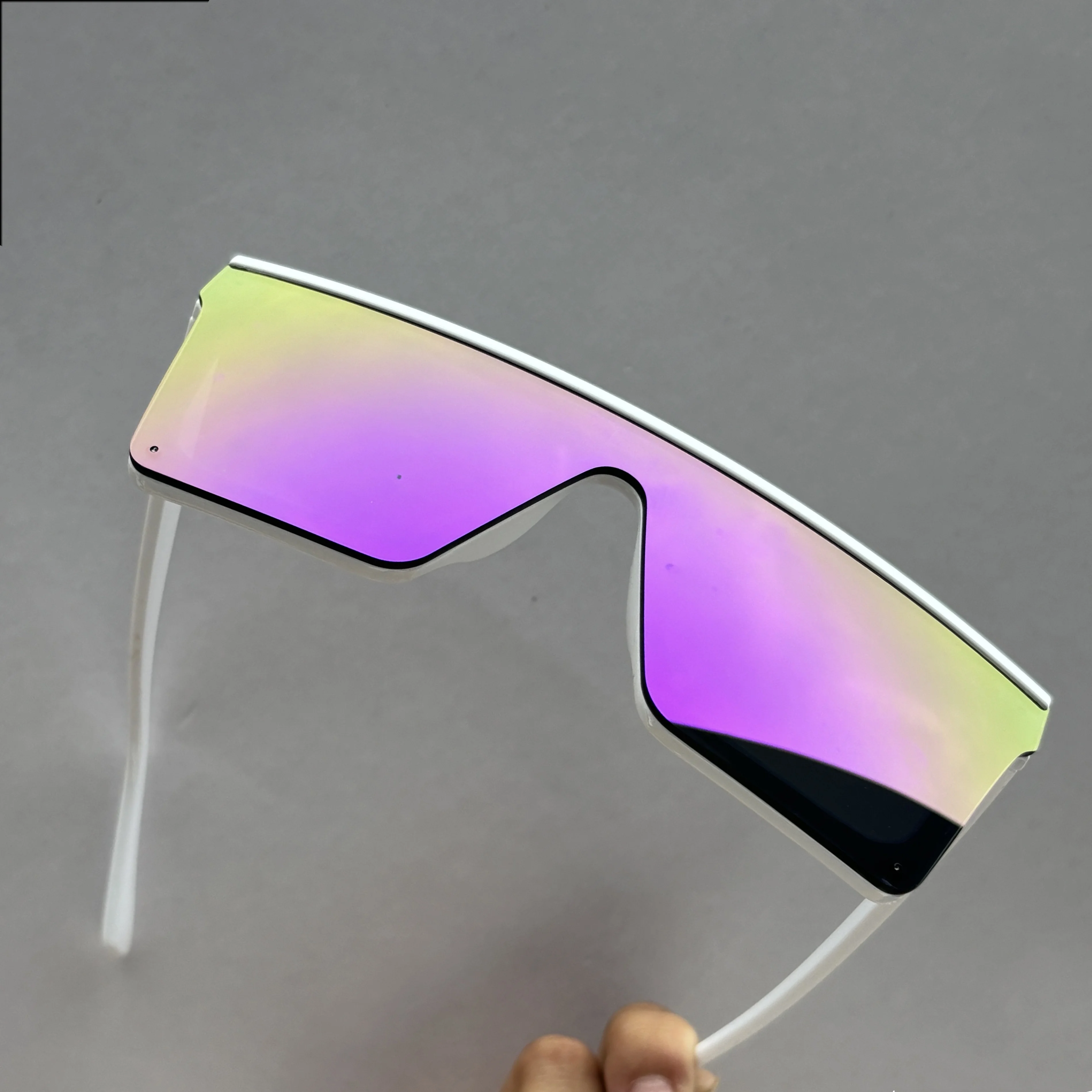 1871 Oversized Square Sunglasses - Unisex Big Flat Top 