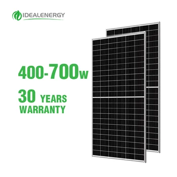 Full Black Bifacial Half Cell 9bb Perc 400watt 500watt 410 410w 440w ...