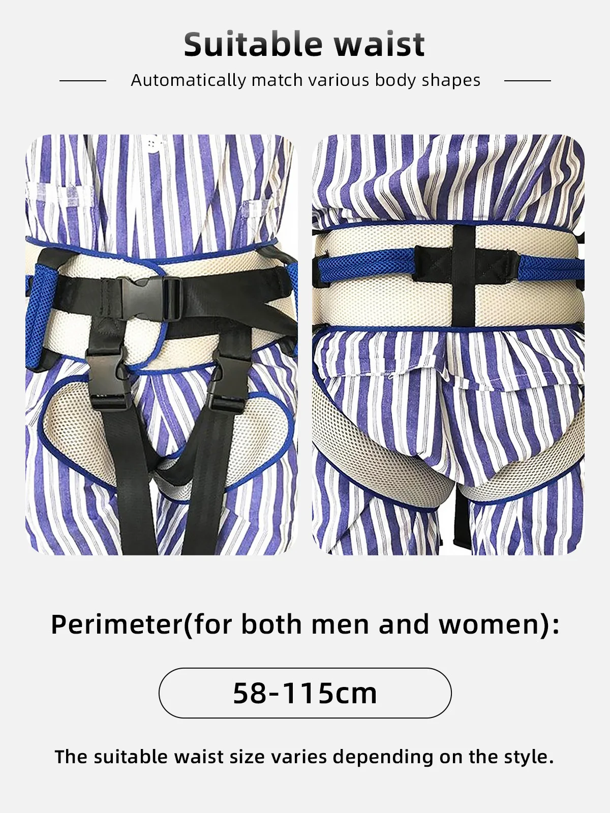 Wholesale Patient Ambulation Assist Secure Transfer Gait Belt Medical - product detail 2