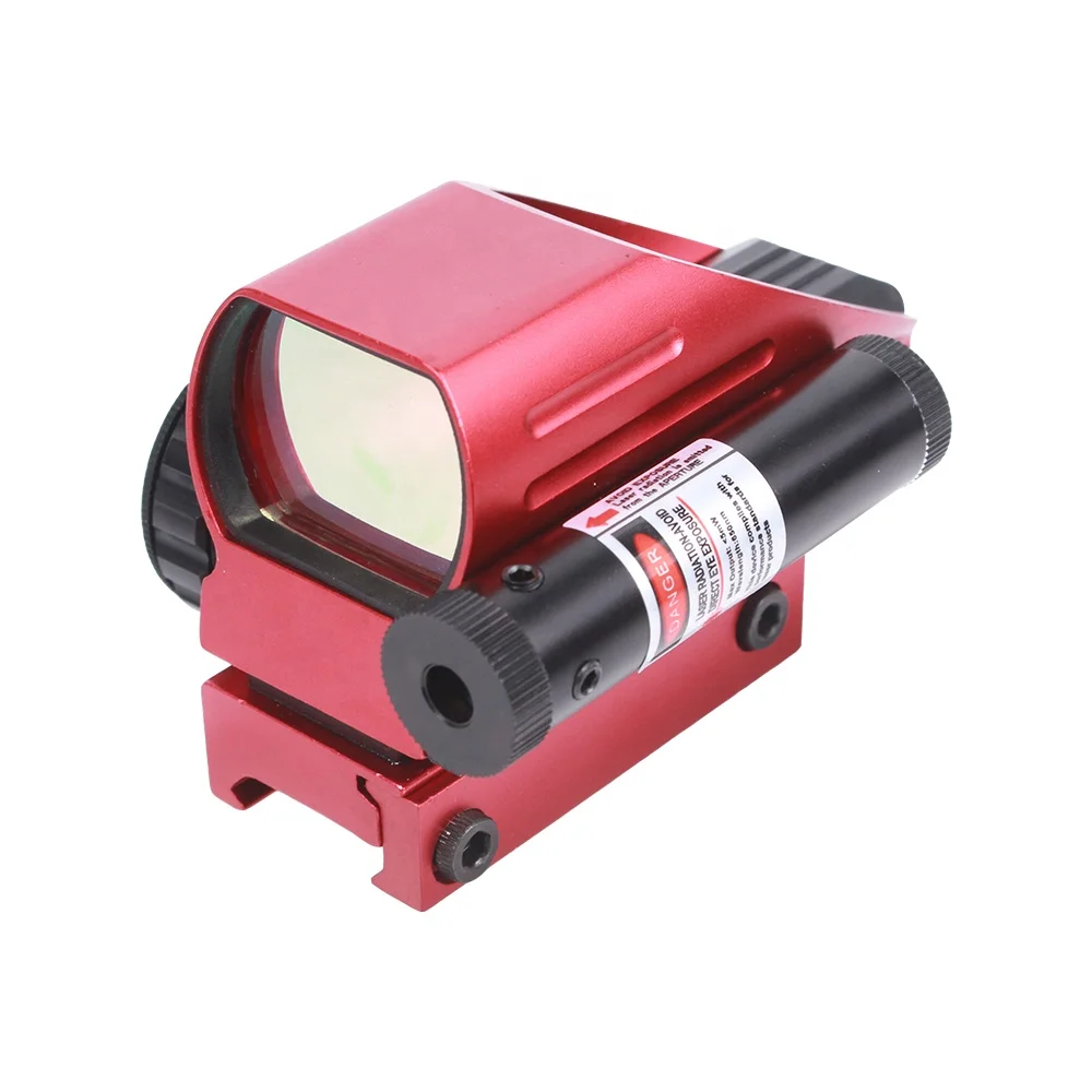 Reflex Red Green Laser 4 Reticle with laser sight