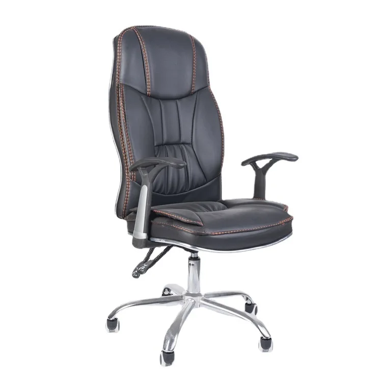 Office Ergonomic Computer Modern Leather Chairs Manager Executive Swivel Chair Furniture Set Factory Customization Wholesale image 5