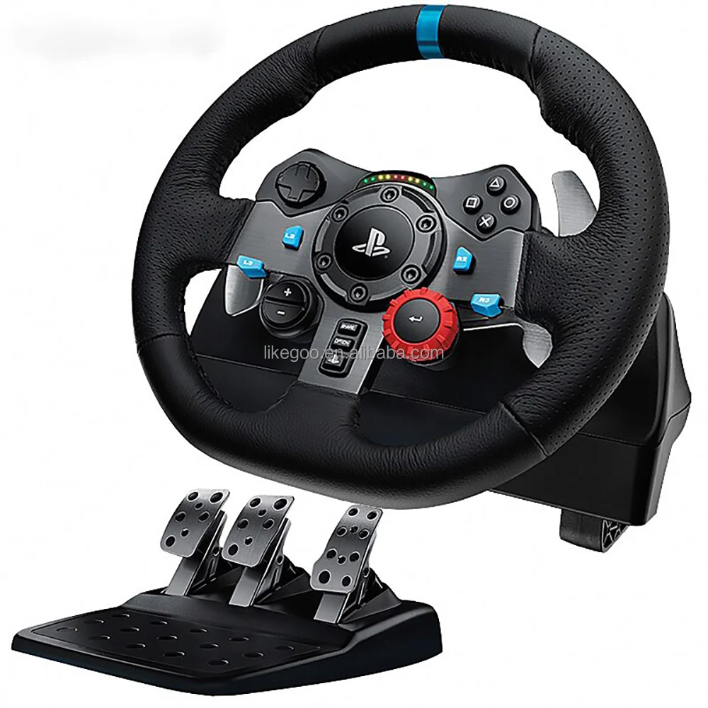 Original Logitech G29 Driving Force Simulation Game Steering Wheel Volante Compatible With PS4 PC PS3 Wired Joystick