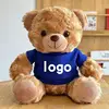Brown bear-blue tee