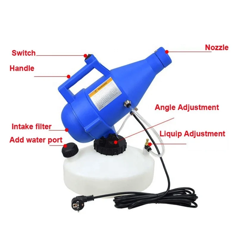 DISINFECTION ULTRA LOW VOLUME SPRAYER 4.5L, ELECTRIC 220V, UK 13A PLUG ...