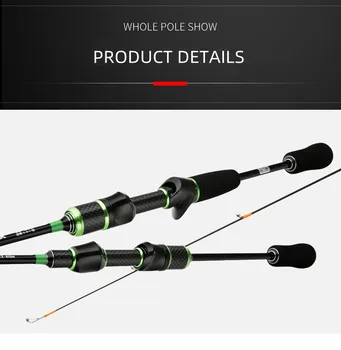 CHEERY Solid Tip Fishing Rod 1.5m 1.68m 1.8m Carbon Spinning/Casting Ultra Light Freshwater Fishing Rods – Rod – view 4