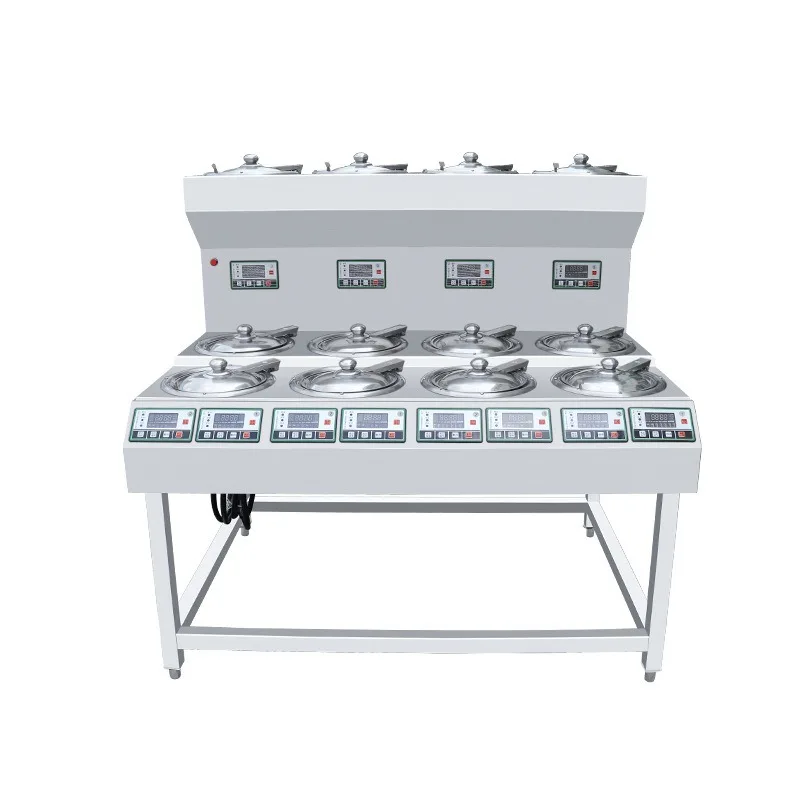 TEBAK Wholesale Customization Kitchen Stove Commercial 6-head Cooker 8-head Electric Stove Double Layer Microcomputer Stove