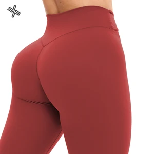 Custom Nylon Gym Clothings V Shape Waisted Fitness Yoga Pants Workout Hips Butt Lifting Premium Yoga Leggings