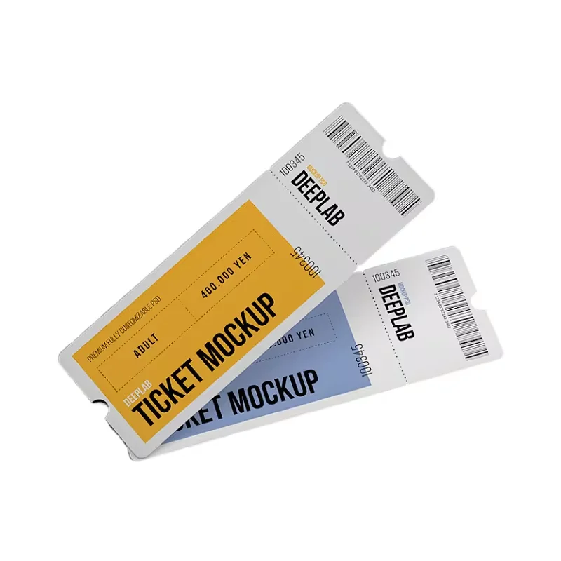 Wholesale Custom Cheap Concert Tickets Arcade Game Raffle Ticket Redemption Tickets Supplier