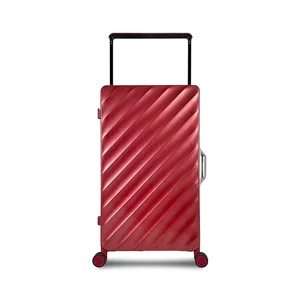 2026 Unisex Aluminum Travel Suitcase with High Quality PC Hard Shell New Design Big Size Trolley Spinner Caster TSA Lock