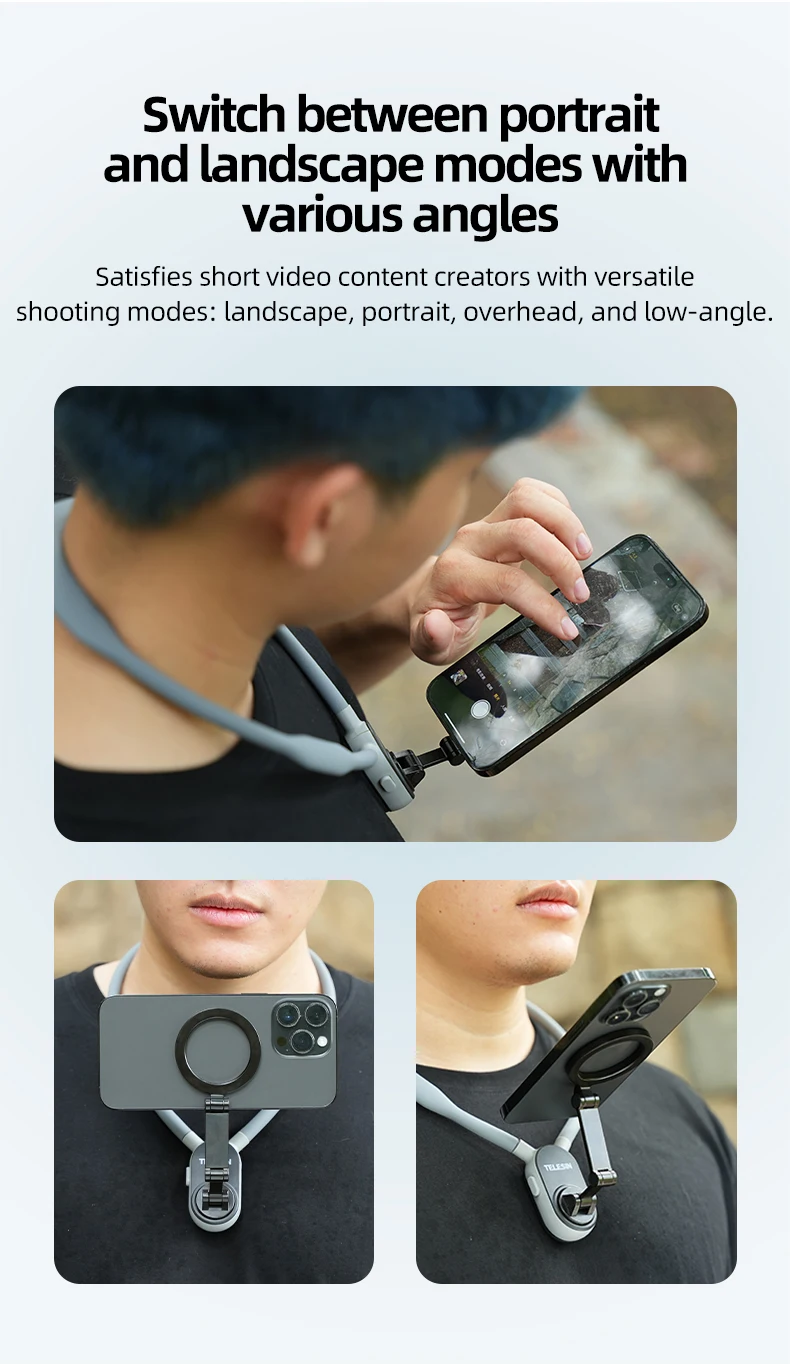 Telesin Hot Selling Mnm 001 Hands-free Lmmersive Shooting Accessories ...